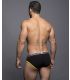 Andrew Christian Tighty Whitie Tagless Fly Brief in Zwart