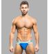 Andrew Christian Almost Naked Spider String in Royalblauw