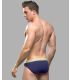 Andrew Christian Almost Naked Tagless Brief in Navyblauw