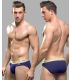 Andrew Christian Almost Naked Tagless Brief in Navyblauw