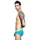 Andrew Christian Color Vibe Sport Brief in Teal