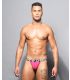 Andrew Christian Happy Jockstrap met Almost Naked in Fuchsia