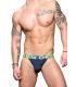 Andrew Christian Premium Jockstrap met Almost Naked in Navyblauw