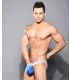 Andrew Christian Pride Mesh Jockstrap met Almost Naked Electric Blauw