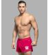 Andrew Christian Retro Phys. Ed Shorts in Rood