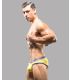 Andrew Christian Retropop Brief met Show-It in Geel