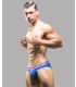 Andrew Christian Retropop Brief met Show-It in Royalblauw