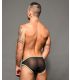 Andrew Christian Sheer Mesh Boy Brief in Zwart