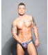 Andrew Christian Sheer Star Sparkle String met Almost Naked