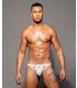 Andrew Christian Snow Y-Back jockstrap String met Almost Naked