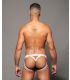 Andrew Christian Snow Y-Back jockstrap String met Almost Naked