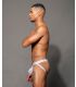 Andrew Christian Snow Y-Back jockstrap String met Almost Naked