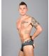 Andrew Christian Sparkle Denim Arch Jockstrap met Almost Naked 