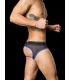 Barcode Berlin Bond Street Backless Brief in Zwart/Blauw