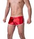 Barcode Berlin Shiny Short Silvain in Rood