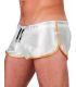 Barcode Berlin Shiny Short Silvain in Wit