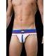 Barcode Berlin Vitja Jockstrap in Wit/Blauw