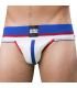 Barcode Berlin Vitja Jockstrap in Wit/Blauw