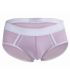 Clever Tethis Piping Brief in Lila 