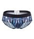 Hawai Printed Microfiber Brief in Donkerblauw