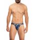 Hawai Printed Microfiber Jockstrap in Donkerblauw