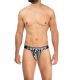 Hawai Printed Microfiber Jockstrap in Militair Groen