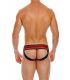 Jor College Jockstrap in Rood