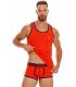 Jor College Tank-Top in Rood 