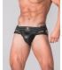 Maskulo Youngero Fetish Jockstrap in Zwart