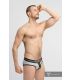 Maskulo Militair Brief met Lifter Strap C-Ring in Grijs