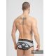 Maskulo Militair Brief met Lifter Strap C-Ring in Grijs