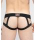 Maskulo Skulla Jockstrap in Zwart met Rode Accenten