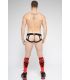 Maskulo Skulla Jockstrap in Zwart met Rode Accenten