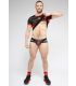 Maskulo Skulla Jockstrap in Zwart met Rode Accenten