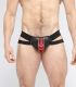 Maskulo Skulla Jockstrap in Zwart met Rode Accenten