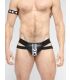 Maskulo Skulla Jockstrap in Zwart met Witte Accenten