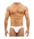 Modus Vivendi Lederlook Jockstrap in Wit