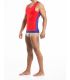 Modus Vivendi Pride Tank-Top in Rood/Blauw