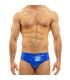 Modus Vivendi Viral Vinyl Bottomless Brief in Blauw