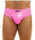 Modus Vivendi Vinyl Brief in Neon Roze 