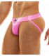 Modus Vivendi Viral Vinyl Jockstrap in Neon Roze