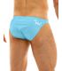 Modus Vivendi Viral Vinyl Low Cut Brief in Lichtblauw