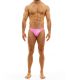 Modus Vivendi Viral Vinyl Low Cut Brief in Neon Roze 