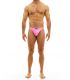 Modus Vivendi Viral Vinyl Tanga in Neon Roze