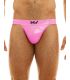 Modus Vivendi Viral Vinyl Tanga in Neon Roze