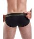 Pump Ribbed Brief in Militair Groen