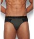 Pump Ribbed Brief in Militair Groen