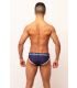 Sukrew Classic Brief in Navy/Cream