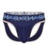 Sukrew V-String in Navy/Cream