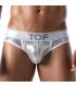 TOF Paris Star Jock Brief in Zilver